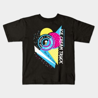 80s Retro Ice Cream Cone - Momentum Christian Church Fan Art Kids T-Shirt